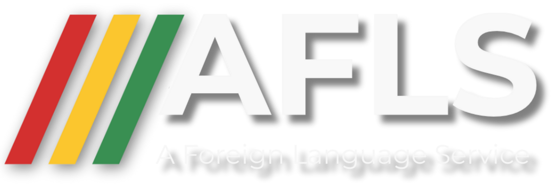 A FOREIGN LANGUAGE SERVICE logo