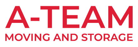 A TEAM MOVING AND STORAGE logo