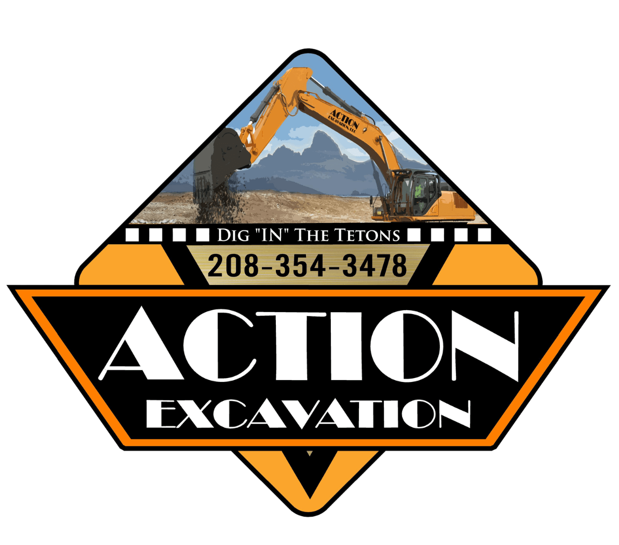 ACTION EXCAVATION logo