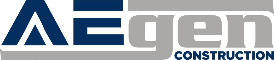 AEGEN CONSTRUCTION logo
