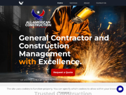 ALL-AMERICAN CONSTRUCTION SOLUTIONS logo