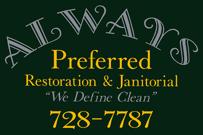 ALWAYS PREFERRED RESTORATION AND JANITORIAL logo