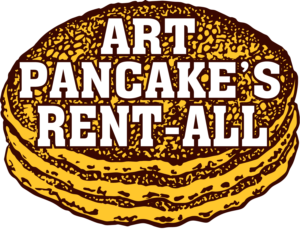 ART PANCAKES RENT-ALL logo