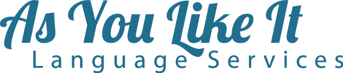 AS YOU LIKE IT LANGUAGE SERVICES, LLC logo