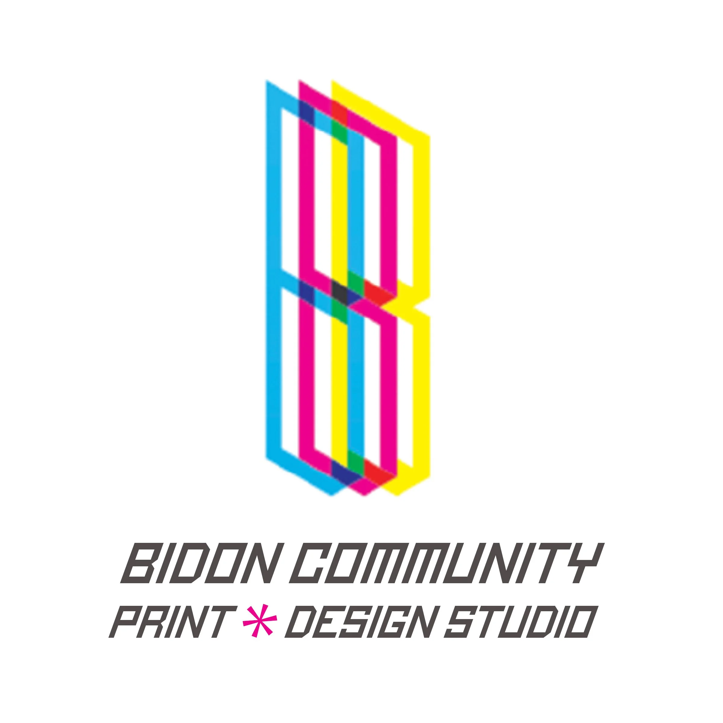 BIDON COMMUNITY PRINT AND DESIGN STUDIO logo