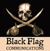 BLACK FLAG COMMUNICATIONS logo