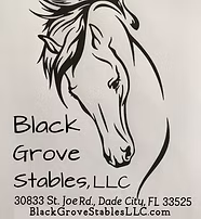 BLACK GROVE STABLES logo