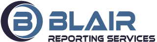 BLAIR REPORTING SERVICES, INC. logo