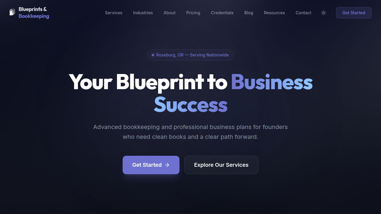 BLUEPRINTS & BOOKKEEPING, LLC logo