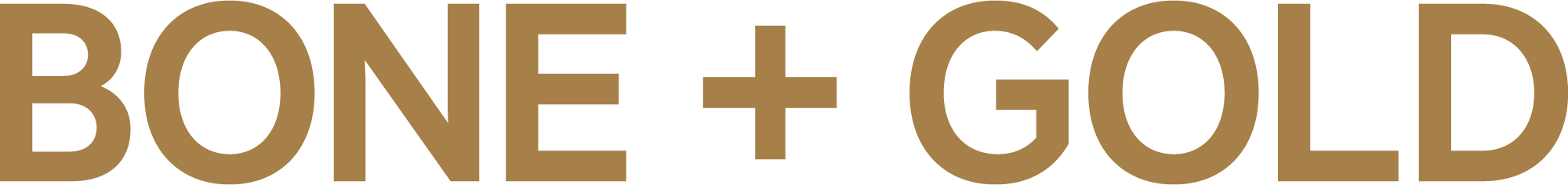 BONE AND GOLD logo