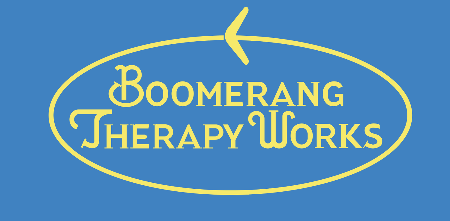 BOOMERANG THERAPY WORKS logo