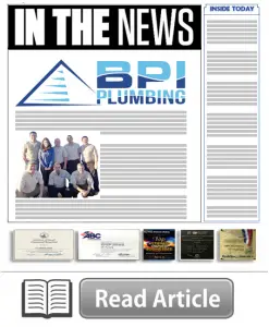 BPI PLUMBING logo