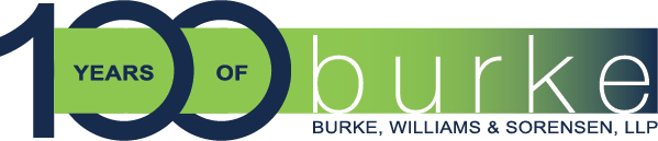 BURKE, WILLIAMS, & SORENSEN, LLP logo