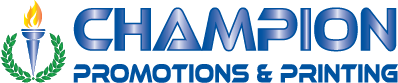 CHAMPION PROMOTIONS & PRINTING logo