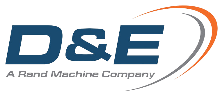 D&E MACHINING logo