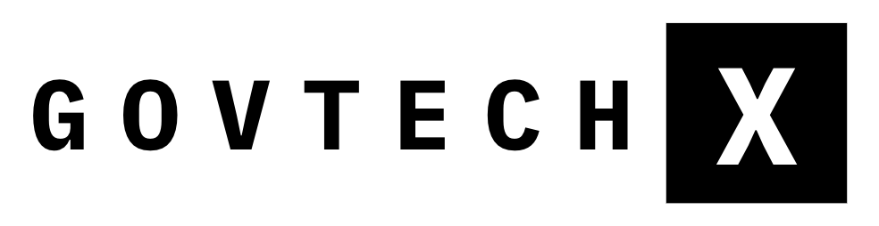 GOV TECH X logo