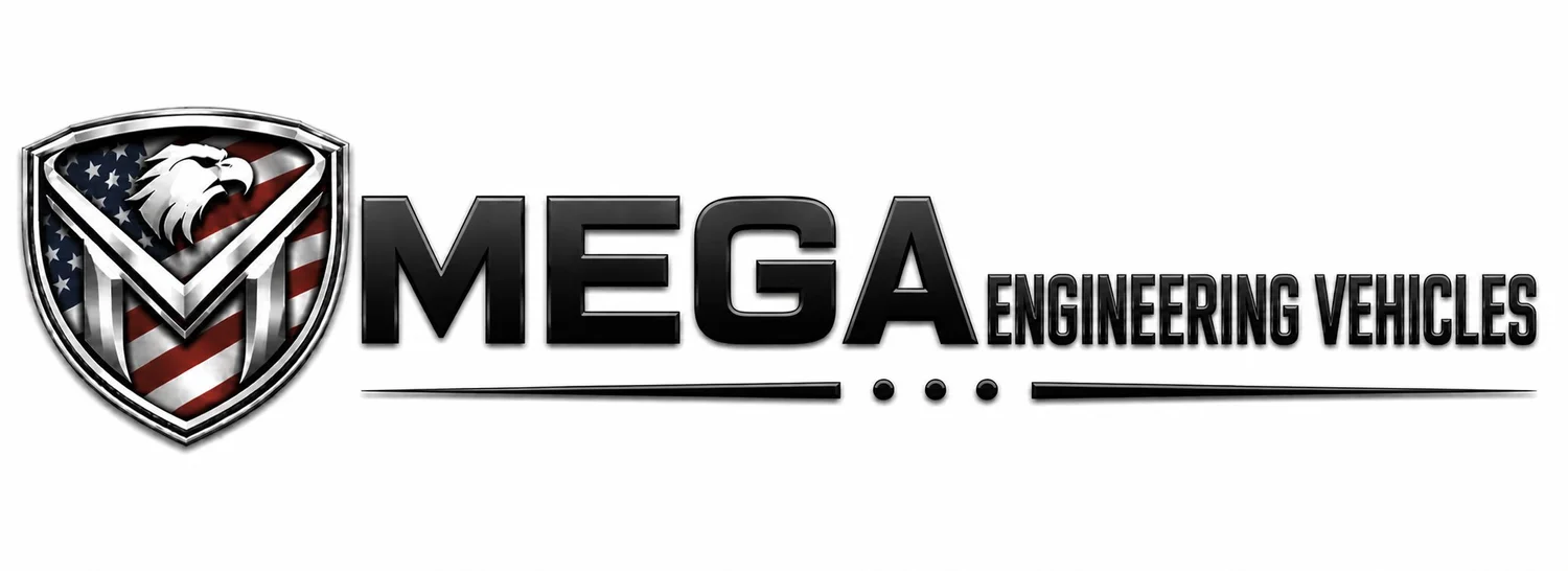 MEGA ENGINEERING VEHICLES logo