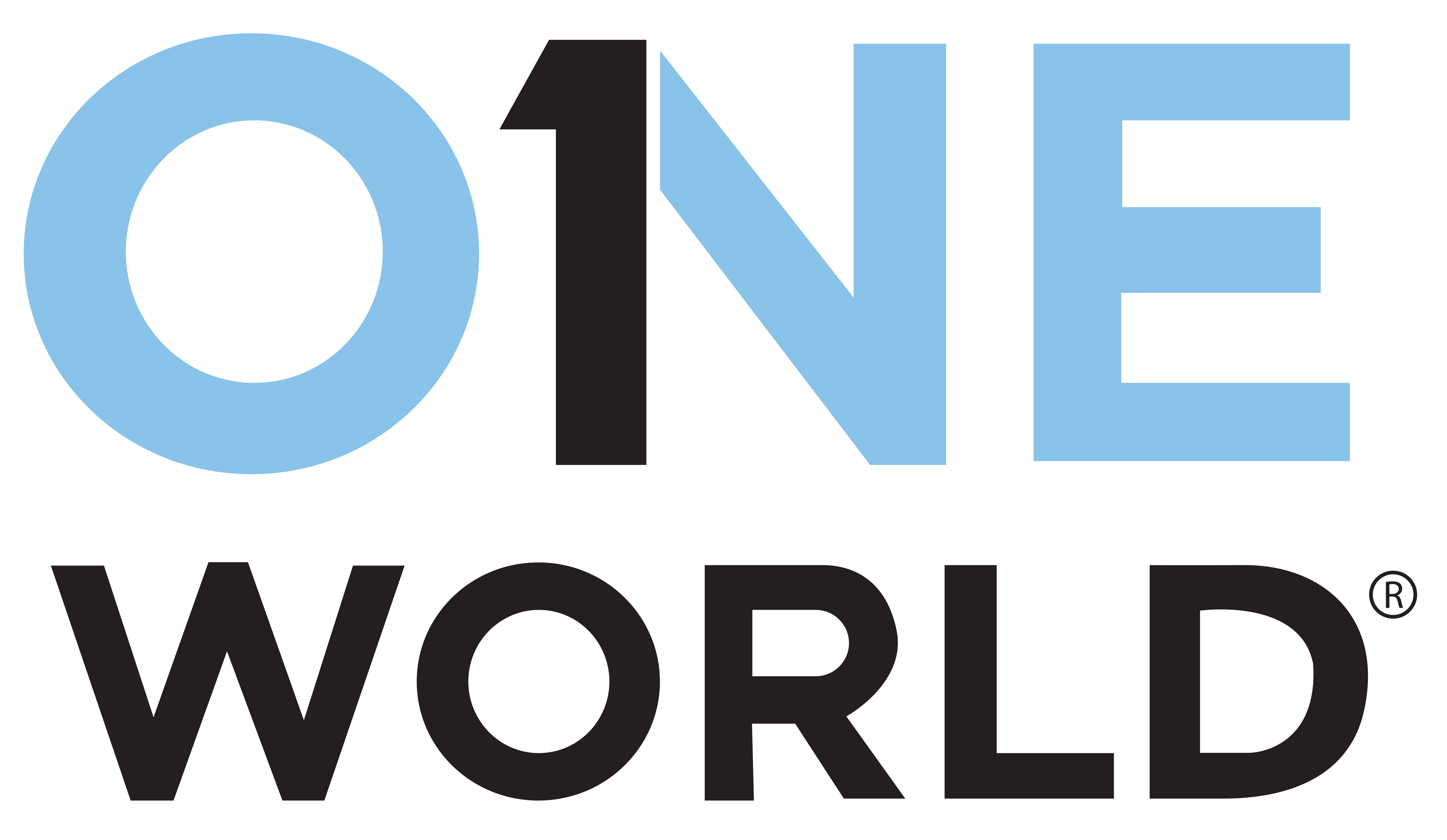 ONE WORLD logo