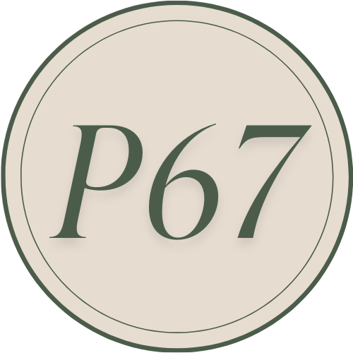 P67, INC logo